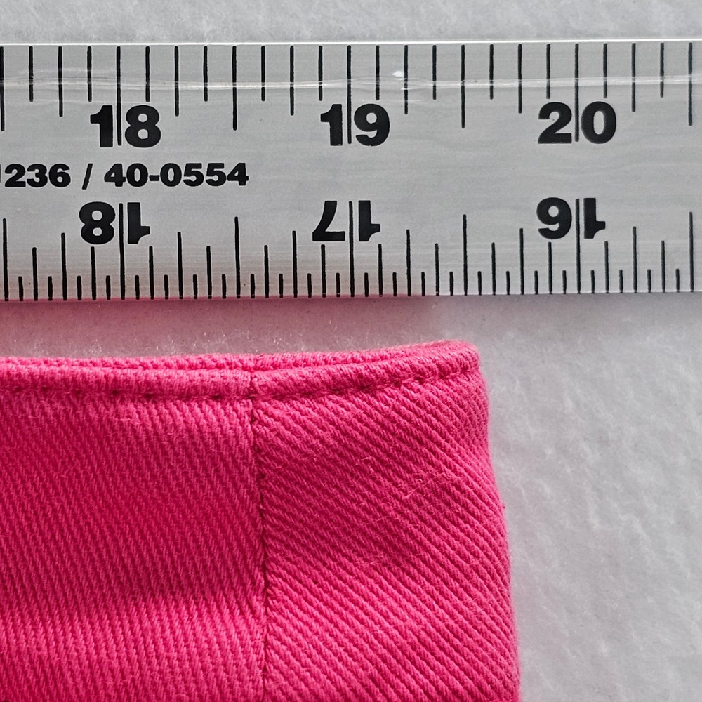Eloquii Denim Hot Pink High Rise Cuffed Jean Shorts Womens Size 16 NEW - Picture 9 of 11